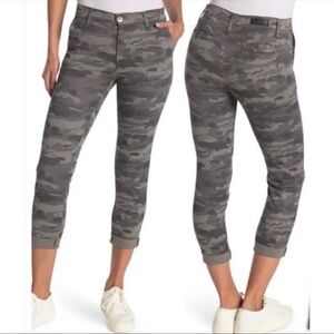 AG Adriano Goldschmied The Caden Tailored Trousers Camo Gray Print 26